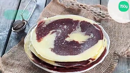 Crêpes marbrées