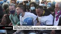 NO COMMENT | Enfrentamientos con la policía en una manifestación contra las restricciones en Italia