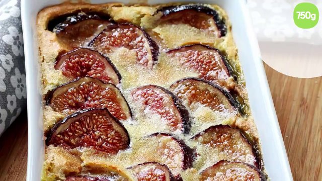 Clafoutis figues et lait d'amandes