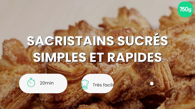 Sacristains sucrés simples et rapides