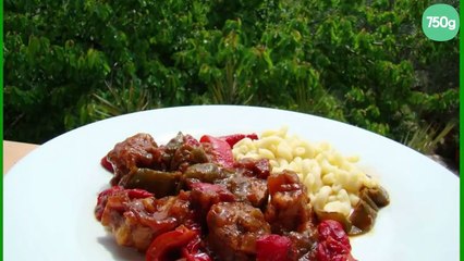 Sauté de porc aux poivrons