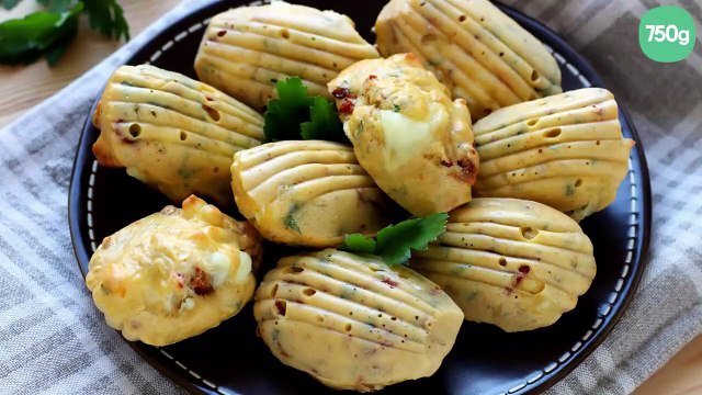 Madeleines salées au Chabichou