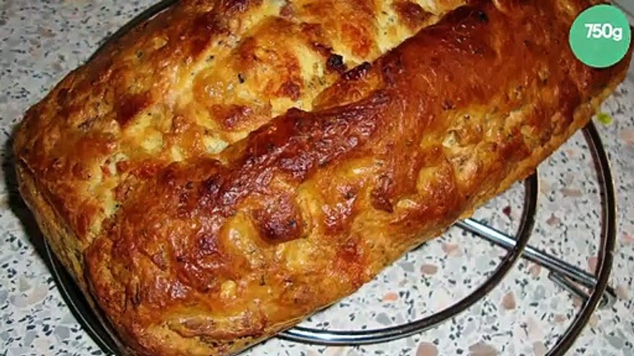 Cake chèvre et lardons