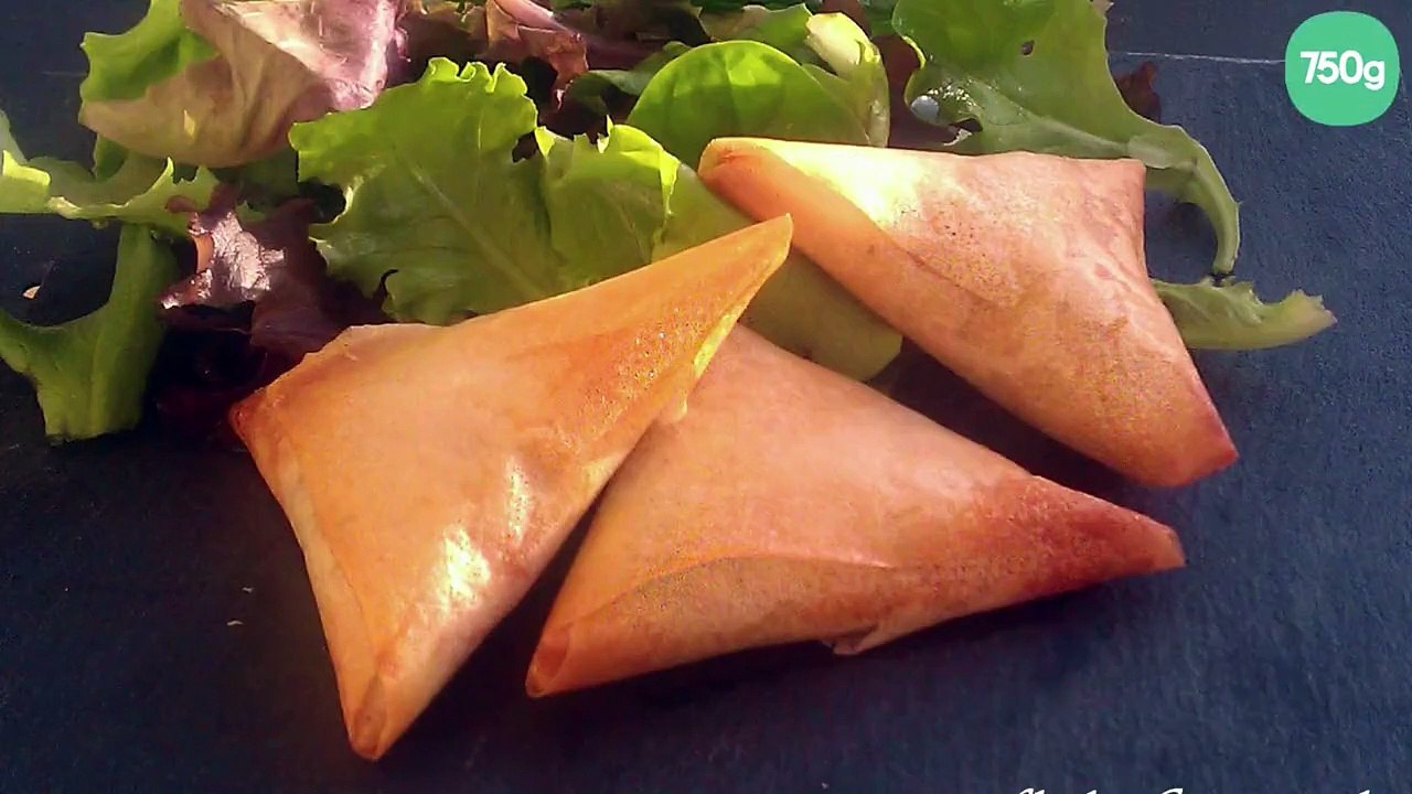 Samoussa aux petits légumes & poulet