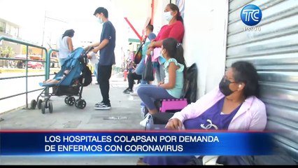 Situación hospitalaria por COVID-19 en Guayaquil es alarmante