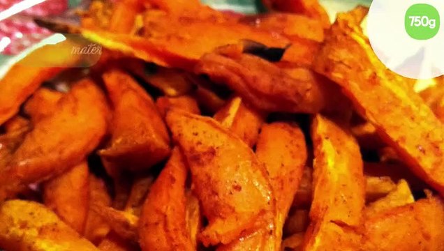 Frites de patate douce sans friture !