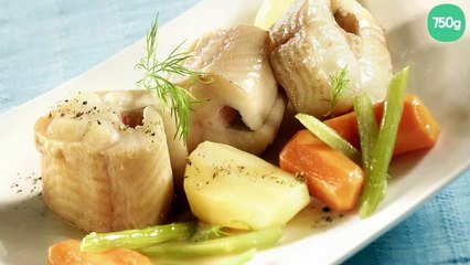 Saumonette et légumes au cidre