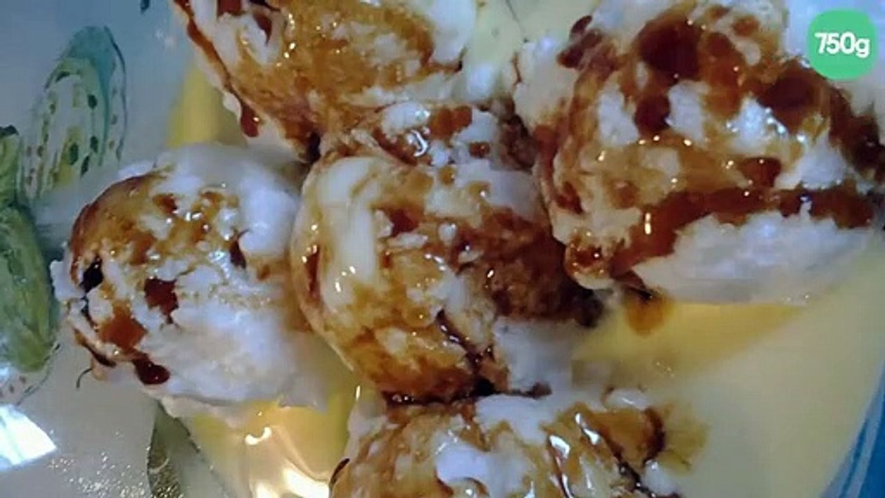 Îles flottantes au micro-ondes