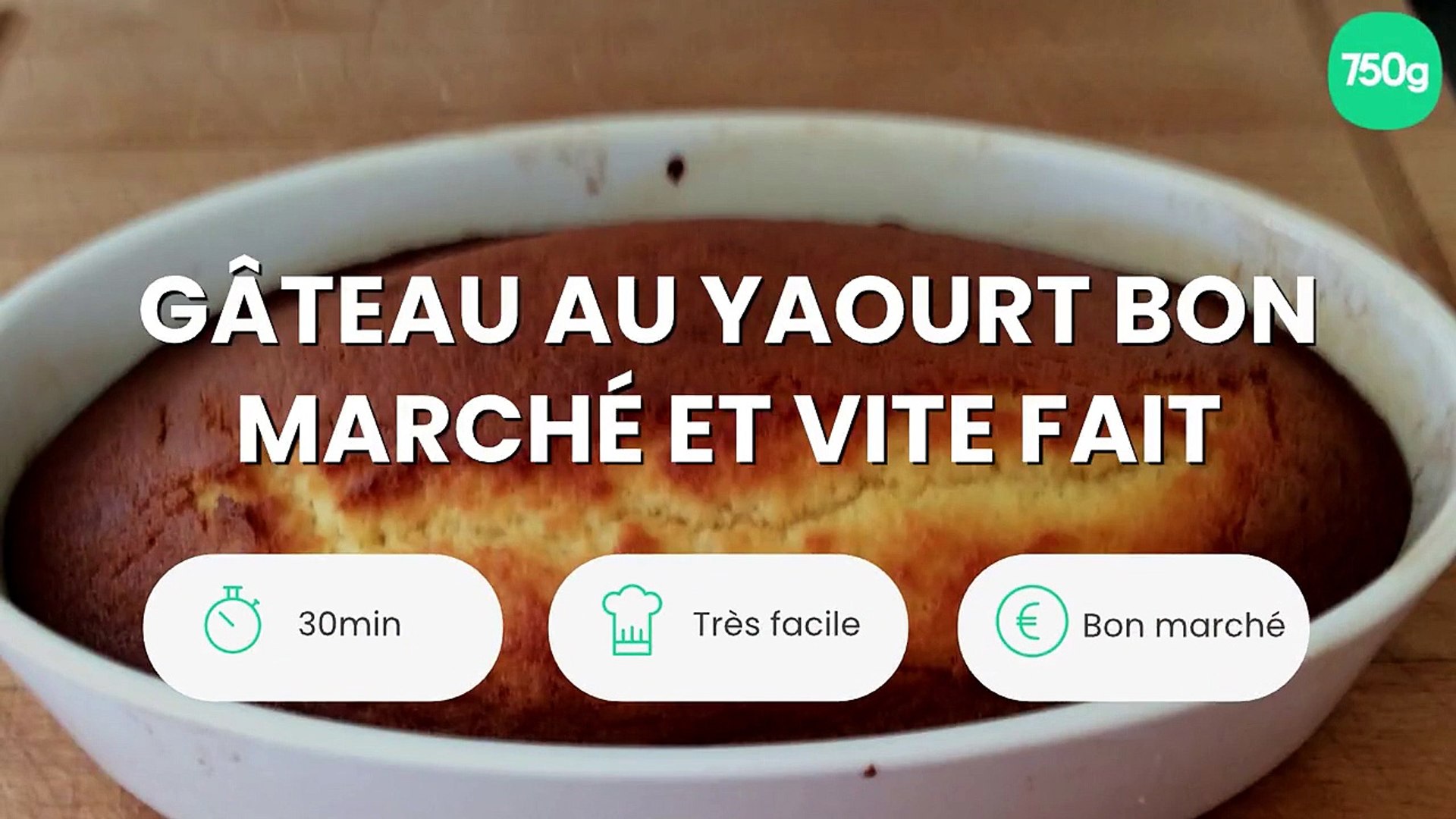 Gateau Au Yaourt Bon Marche Et Vite Fait Video Dailymotion