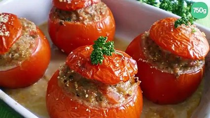 Tomates à la farce légère