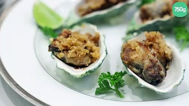Huîtres gratinées façon Chef Christophe