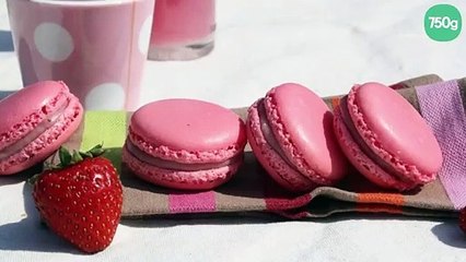 Macarons à la fraise faciles