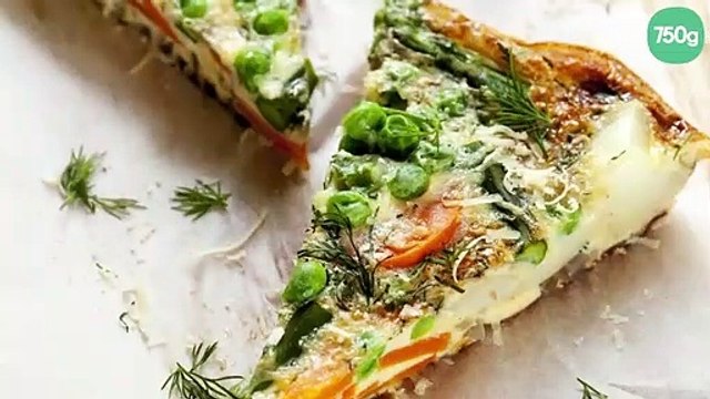 Quiche aux petits pois et carottes