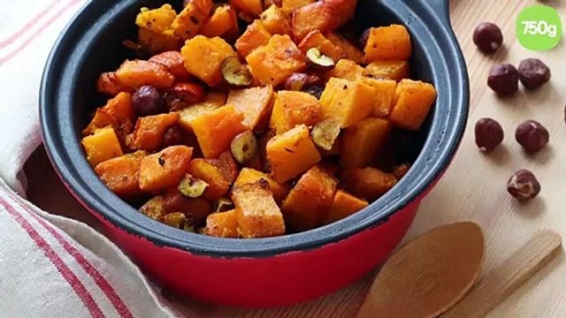 Cocotte de potimarron et Butternut aux noisettes