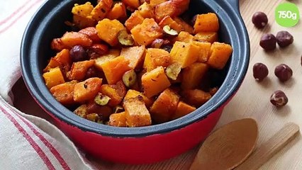 Cocotte de potimarron et Butternut aux noisettes
