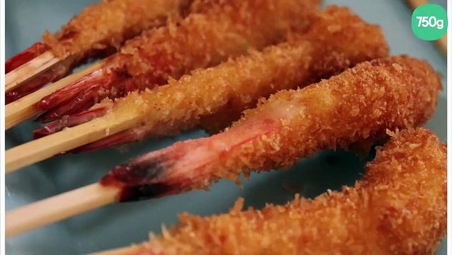 Crevettes apéritives au Panko (chapelure japonaise)