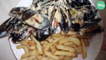 Moules marinières avec frites