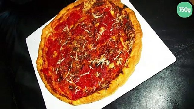 Tarte tomate, fromage, feta et moutarde