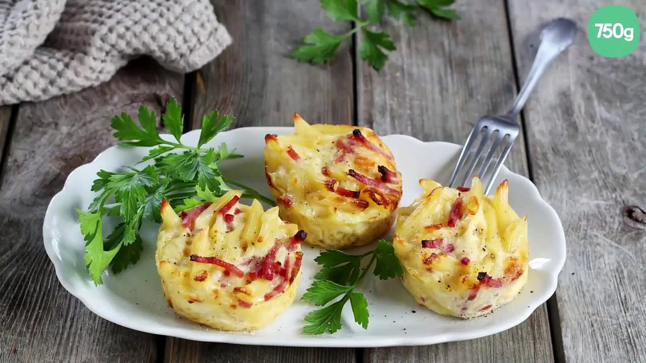 Gratins de mini penne au jambon