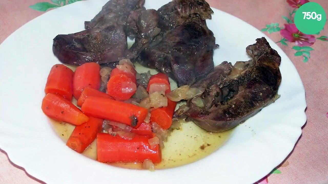 Cœur de porc aux carottes