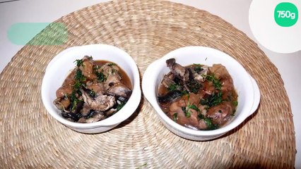 Cassolette de ris de veau aux champignons
