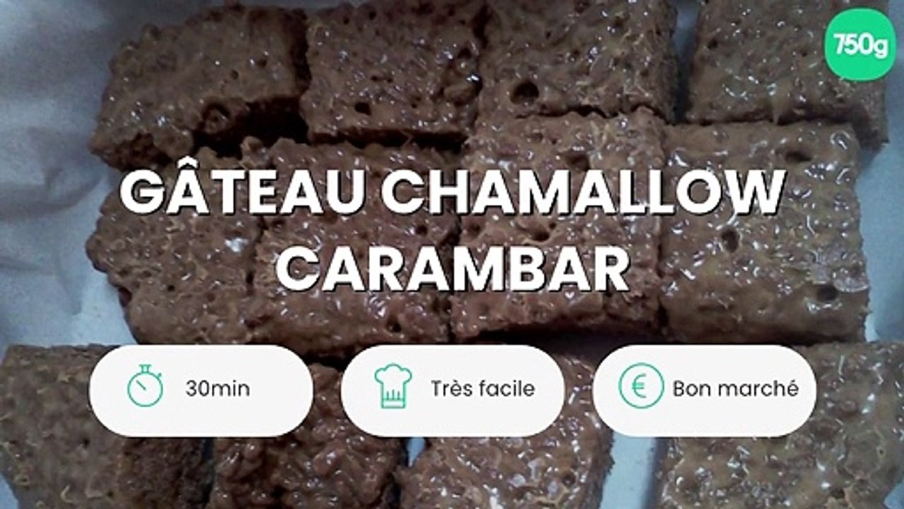 Gâteau Chamallow carambar