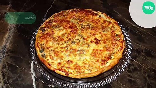 Quiche au saumon et épinards