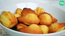 Madeleines à la vanille et au lait