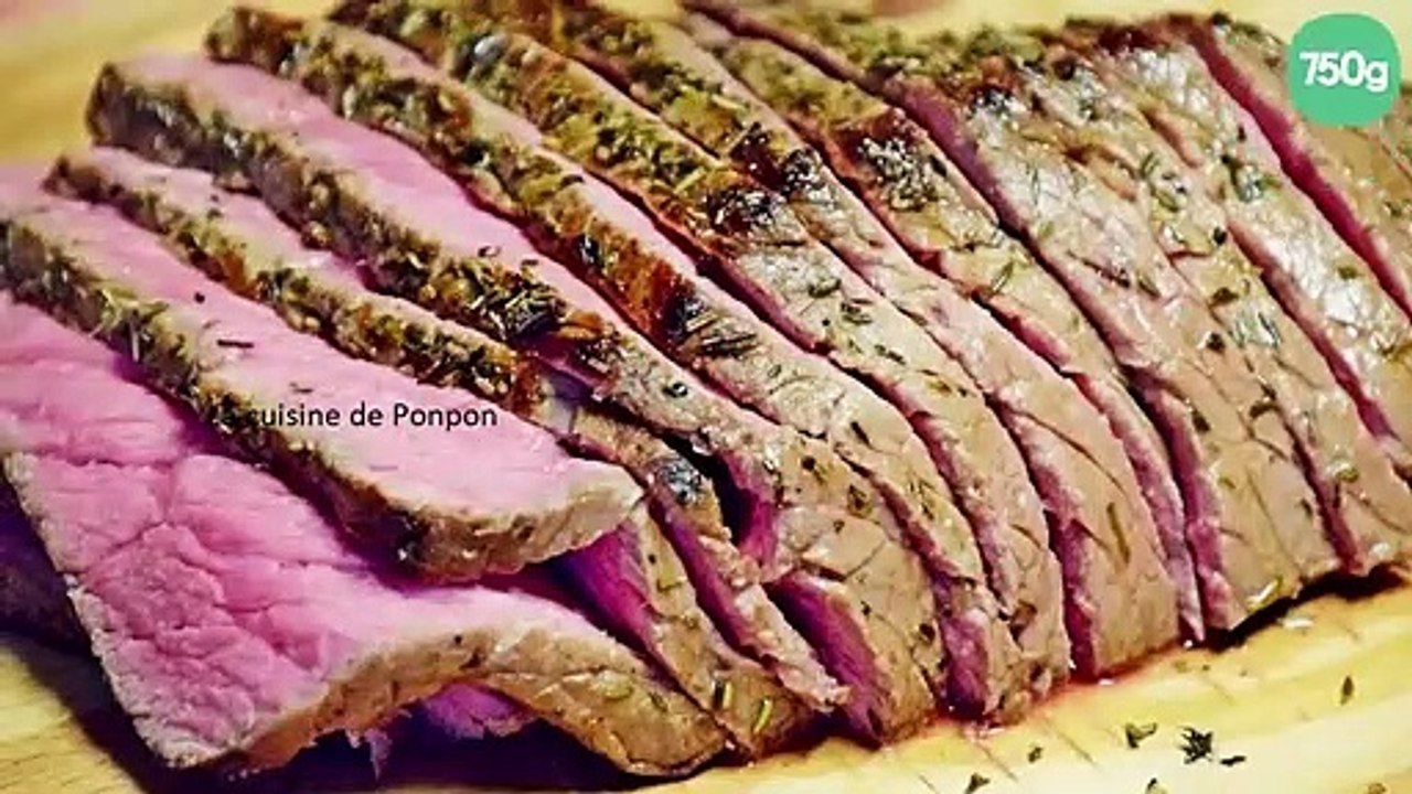 Rosbeef cuit à basse température
