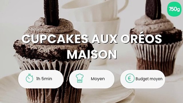 Cupcakes aux Oréos maison