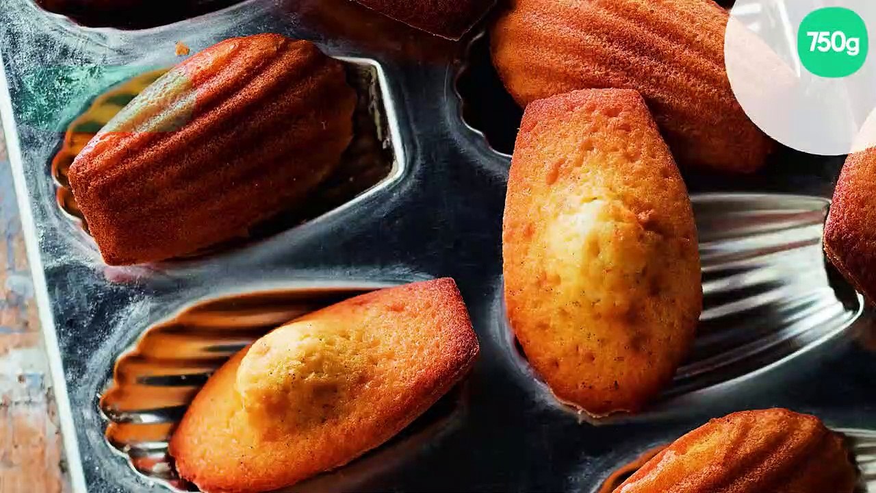Madeleines vanille citron