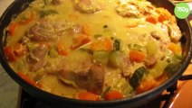 Curry de dinde aux courgettes et carottes
