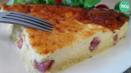 Quiche sans pâte jambon & fromage