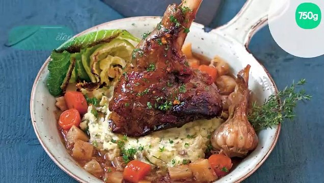 Souris d’agneau aux légumes racines