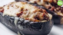 Aubergines farcies au bœuf hâché