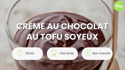 Crème au chocolat au tofu soyeux