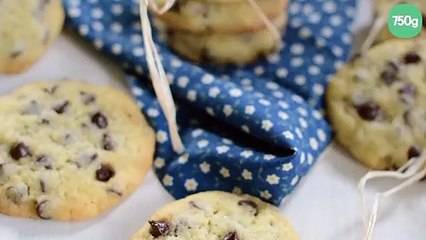 Cookies aux pépites de chocolat (préparation au robot)