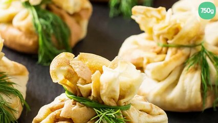 Aumônière aux fruits de mer chic et pas chère