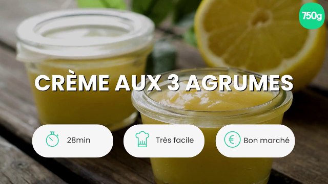 Crème aux 3 agrumes