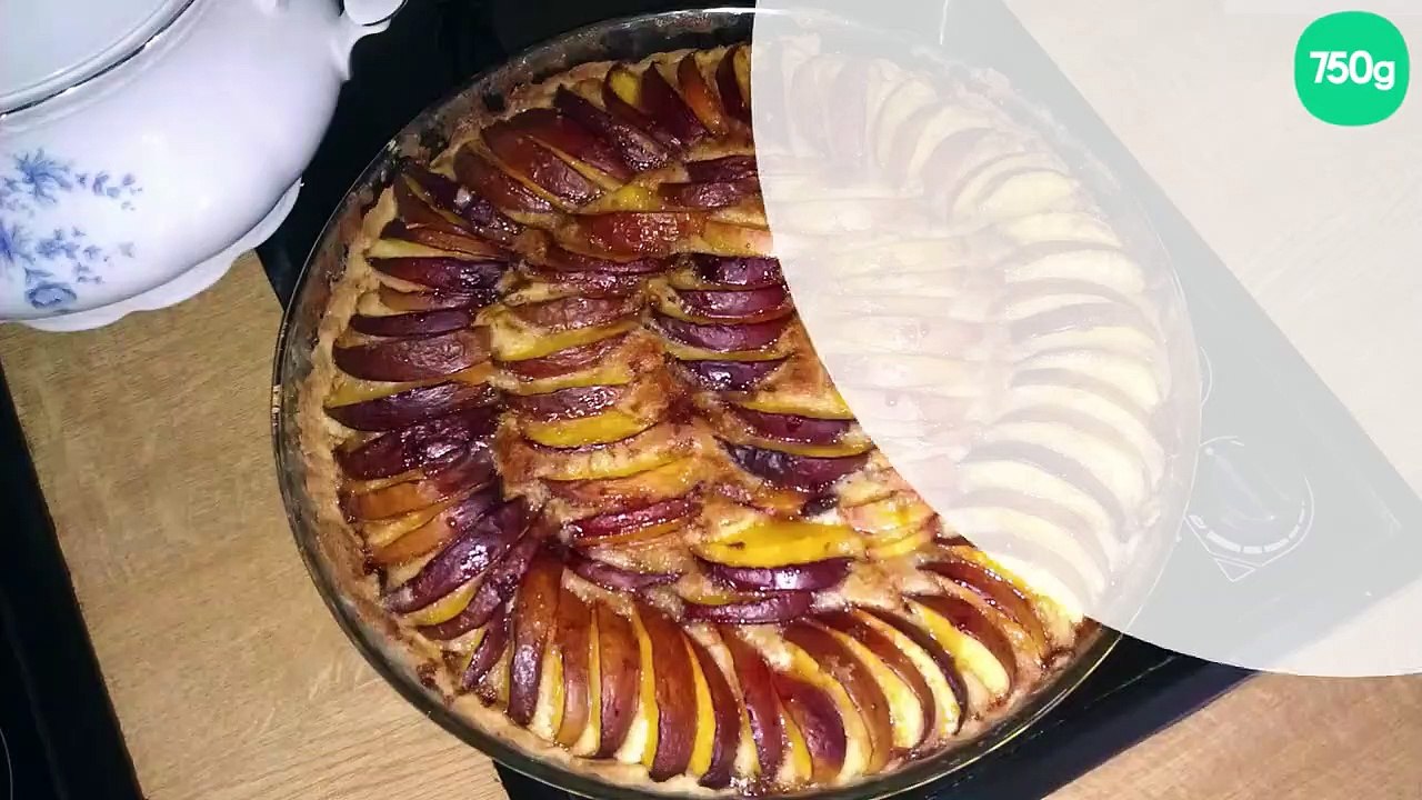 Tarte aux brugnons