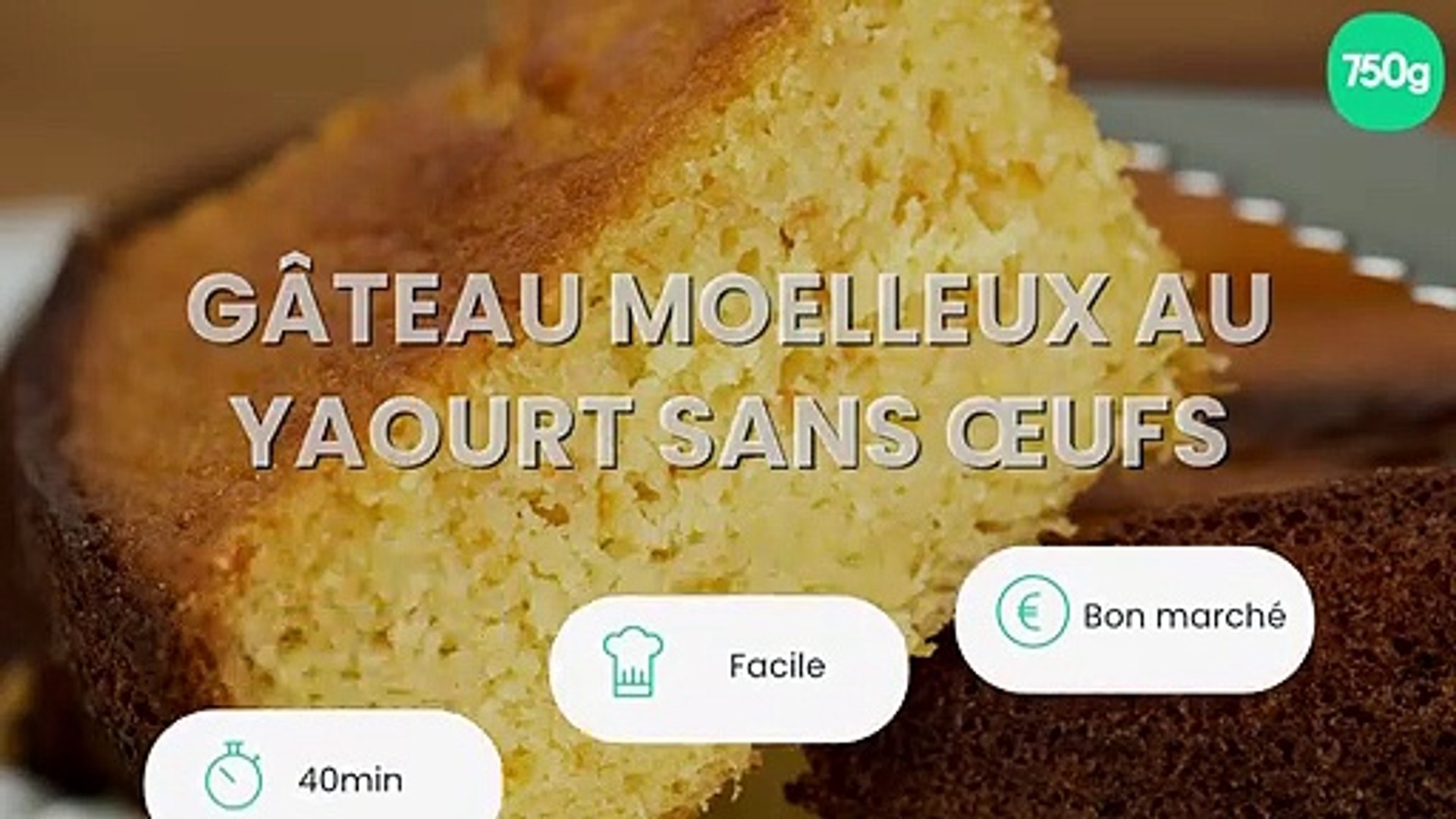 Gateau Moelleux Au Yaourt Sans œufs Video Dailymotion