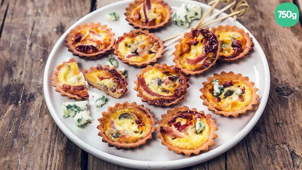 Mini quiches aux champignons