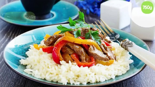Bœuf aux poivrons