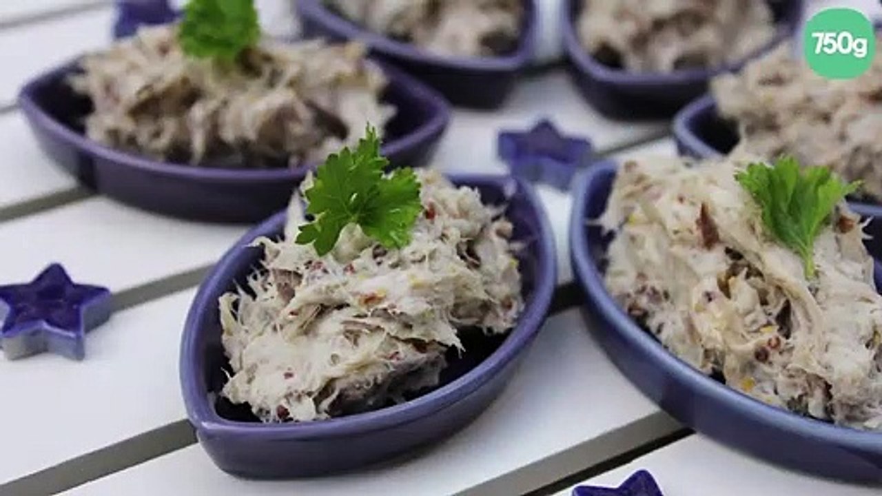 Rillettes de maquereaux, moutarde à l'ancienne