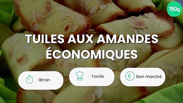 Tuiles aux amandes économiques