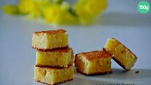 Carré fondant au chocolat blanc et lait concentré sucré