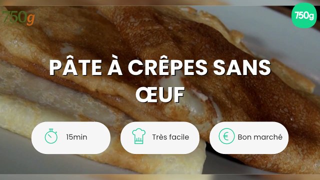 Pâte à crêpes sans œuf