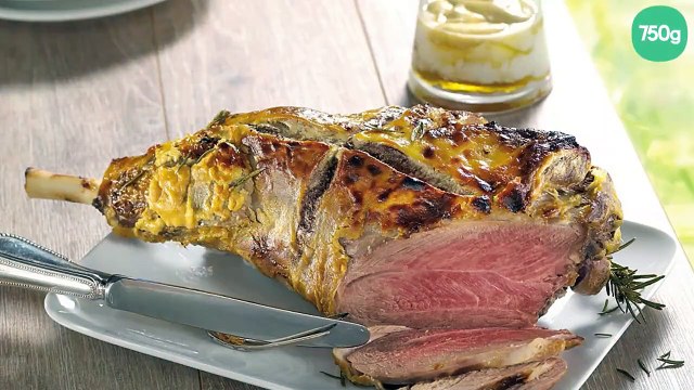 Gigot de Pâques à la moutarde