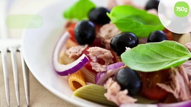 Salade de pâtes au thon et haricots rouges