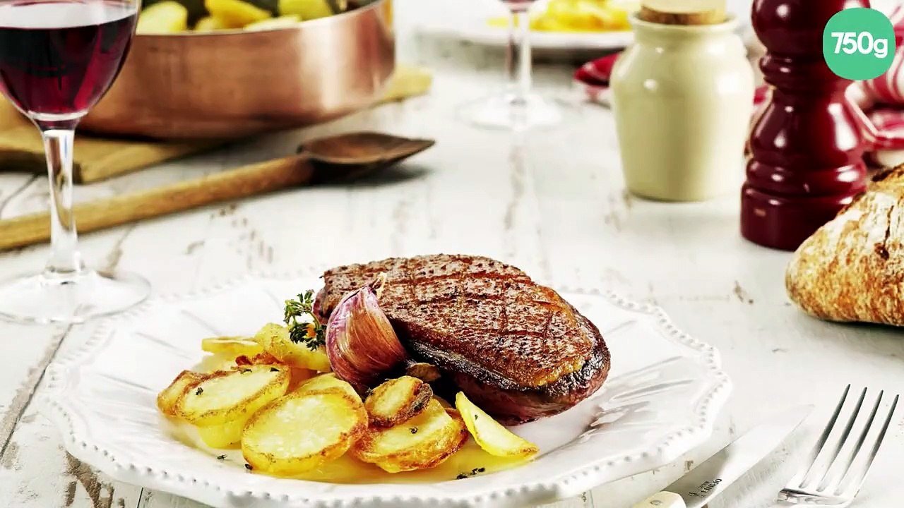 Magret de canard et pommes de terre salardaises